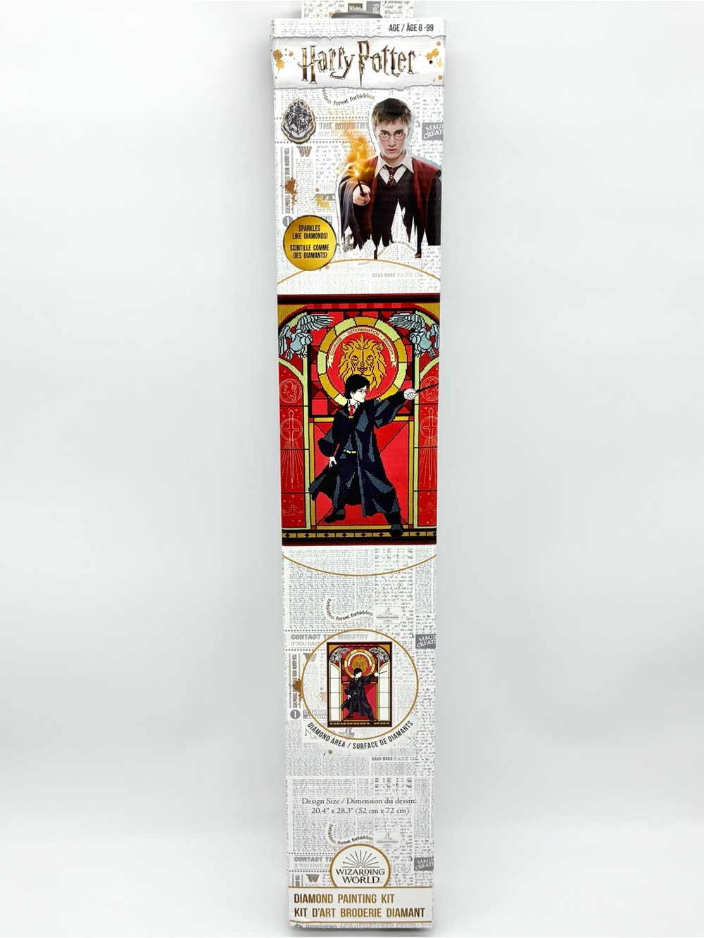 Harry Potter Gryffindor Stained Glass Diamond Painting Kit Wizarding World New